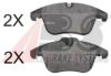 A.B.S. 37686 OE Brake Pad Set, disc brake